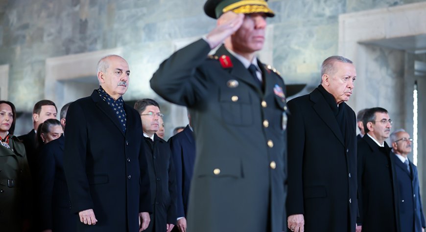 Büyük Önder Atatürk İçin Anıtkabir’de Devlet Töreni Düzenlendi