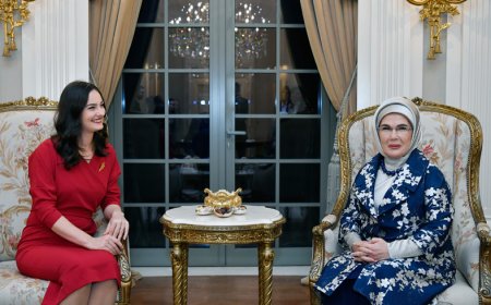Emine Erdoğan, Karadağ Cumhurbaşkanı'nın Eşi Milena Milatoviç ile Görüştü