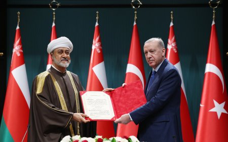 Umman Sultanı Heysem Bin Tarık’a Devlet Nişanı Tevcih Edildi