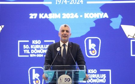 Ticaret Bakanı Bolat, Konya Sanayi Odası’nın 50. Kuruluş Yıl Dönümü Programında Konuştu