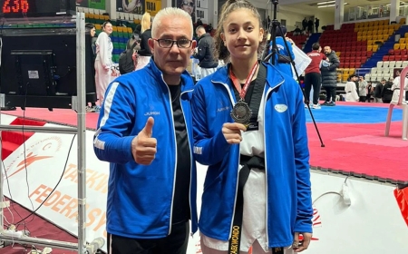 Eskişehirli Milli Sporcu Aybel Yeler Türkiye İkincisi Oldu