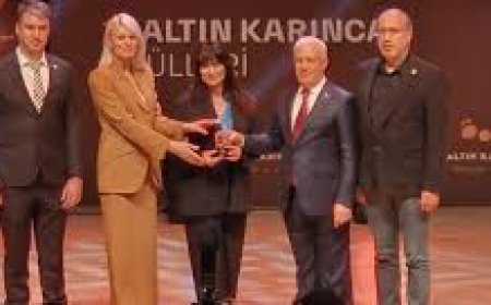 Çanakkale Belediyesi Altın Karınca Ödülü'nü Kazandı