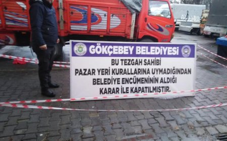 Gökçebey'de Kurallara Uymayan Esnafın Tezgahı Kapatıldı
