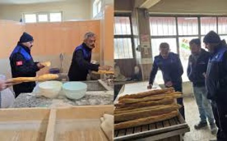 Kayseri'de Fırınlara Baskın Denetim Yapıldı