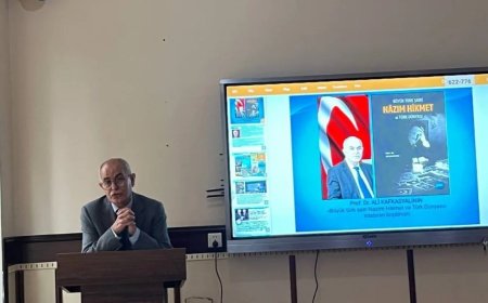 Prof. Dr. Kafkasyalı Azerbaycan’da EBYÜ’yü Temsil Etti