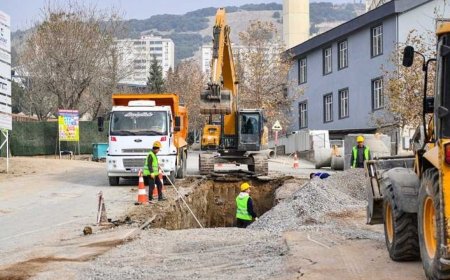 Dulkadiroğlu'nda Altyapı Çalışmaları Devam Ediyor