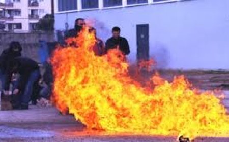 Yalova'da Yangın Söndürme Tatbikatı Gerçeğini Aratmadı