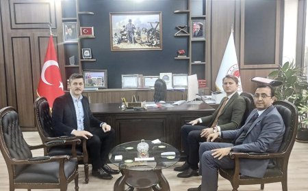 Kaymakamlardan Siirt İl Tarım Müdürlüğü'ne Ziyaret