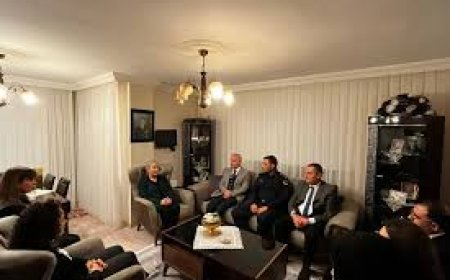 Vali Turan Şehit Ailelerini Ziyaret Etti