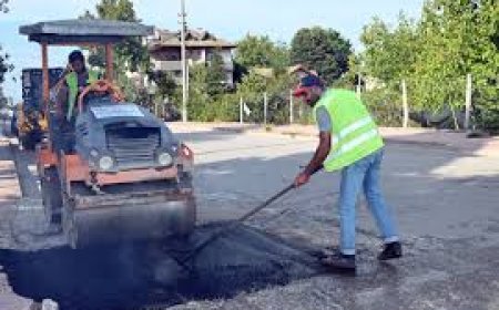 Yalova’da Asfalt Yama Çalışmaları Sürüyor