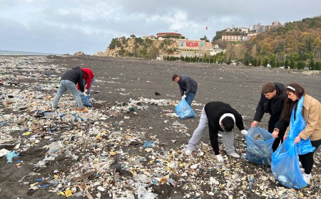 İYİ Partili Gençlerden Kozlu Sahilinde Çevre Temizliği