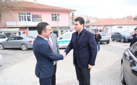 Sivrihisar Belediye Başkanı Dökmeci ve DP Genel Başkanı Uysal Buluştu