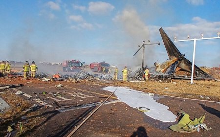 Güney Kore’de Yolcu Uçağı Düştü: 181 Kişiden Sadece 2’si Kurtuldu