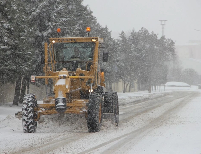 Çerkezköy'de Kar Alarmı Verildi