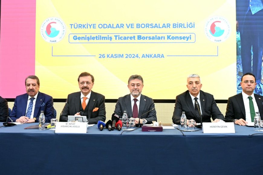 Su Verimliliği Protokolü, Bakan Yumaklı ile TOBB Başkanı Hisarcıklıoğlu Tarafından İmzalandı