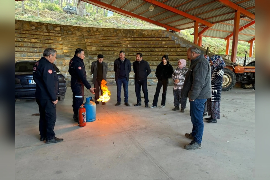 Muğla Büyükşehir İtfaiyesi 13 İlçede Eğitim Verdi