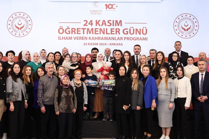 Aile ve Sosyal Hizmetler Bakanı Mahinur Özdemir Göktaş, Şehit ve Gazi Yakını Öğretmenlerle Bir Araya Geldi