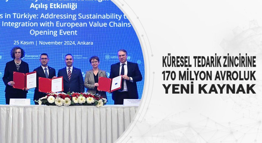 Küresel Tedarik Zincirine 170 Milyon Avroluk Yeni Kaynak