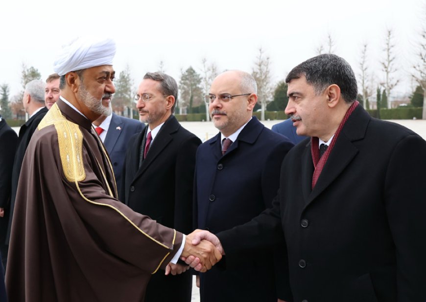 Umman Sultanı Heysem Bin Tarık Cumhurbaşkanlığı Külliyesinde Resmî Törenle Karşılandı