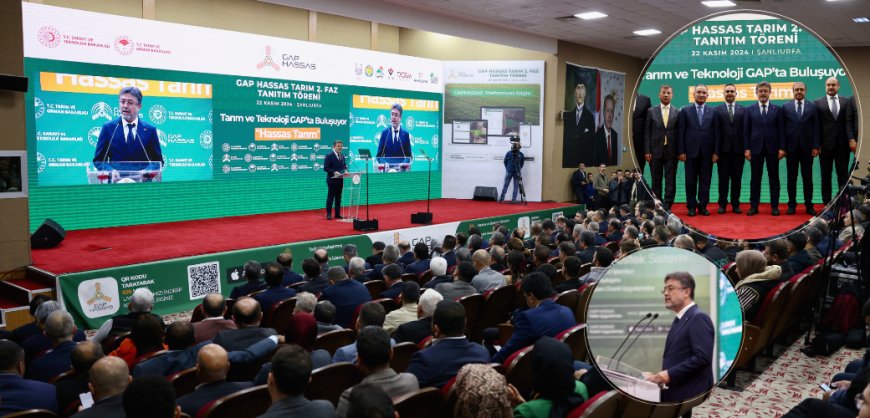 Bakan Yumaklı, Şanlıurfa GAP Hassas Tarım 2. Faz Tanıtım Töreni'ne Katıldı