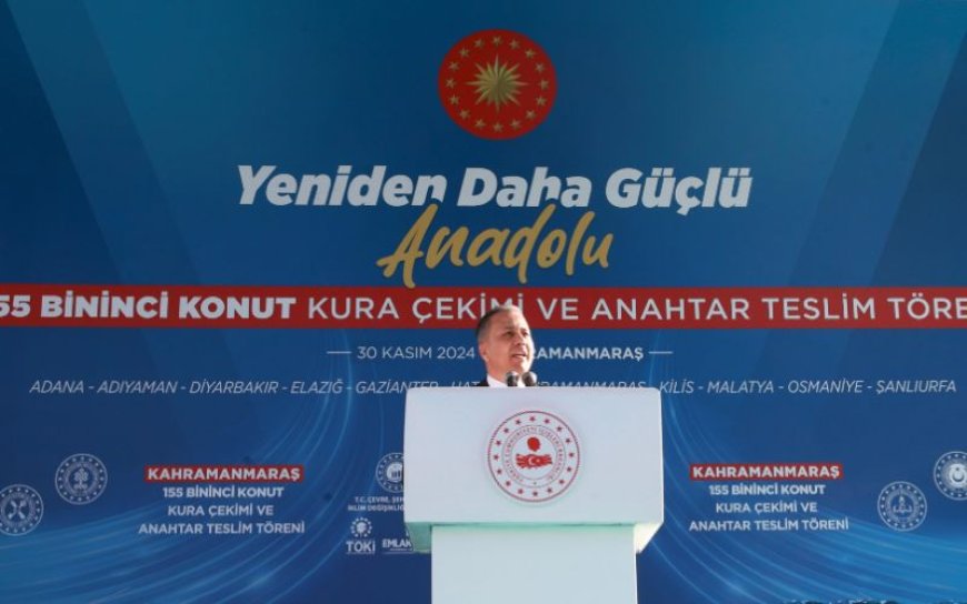 Cumhurbaşkanı Erdoğan ve İçişleri Bakanı Yerlikaya Katılımıyla Deprem Konutları Kura Çekimi ve Anahtar Teslim Töreni Gerçekleştirildi