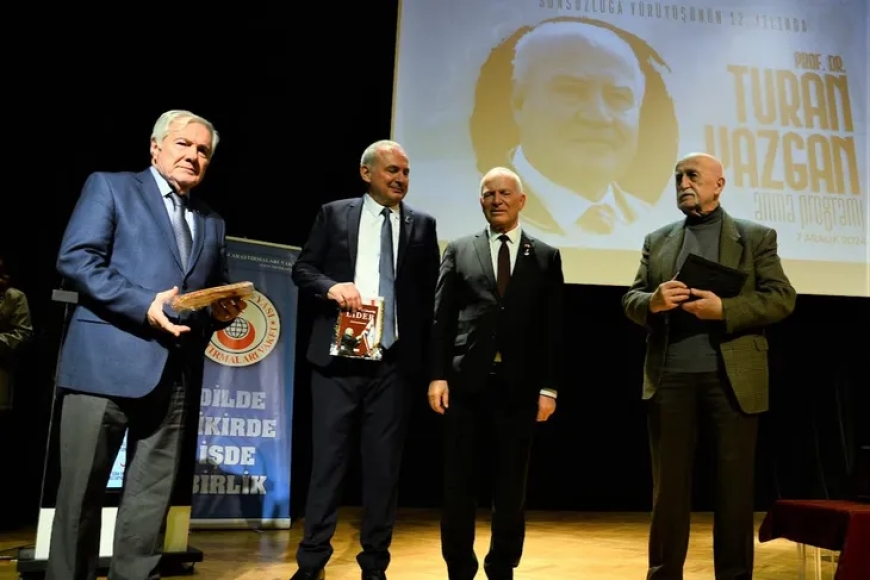 Türk Dünyası Sevdalıları Turan Yazgan'ı Andı