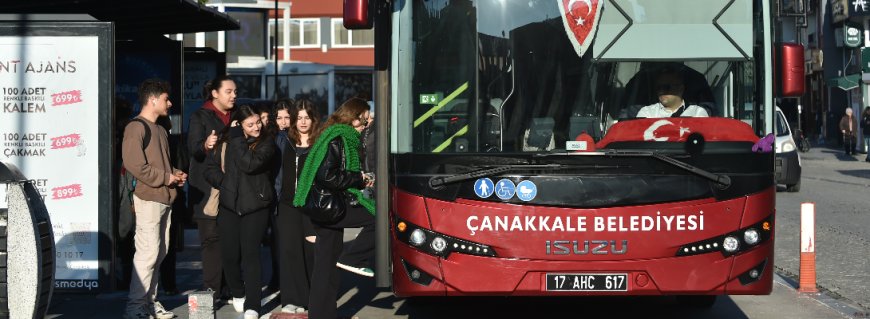 Çanakkale'de Kadınlar İçin 'Sınırsız Durak' Uygulaması Başlıyor