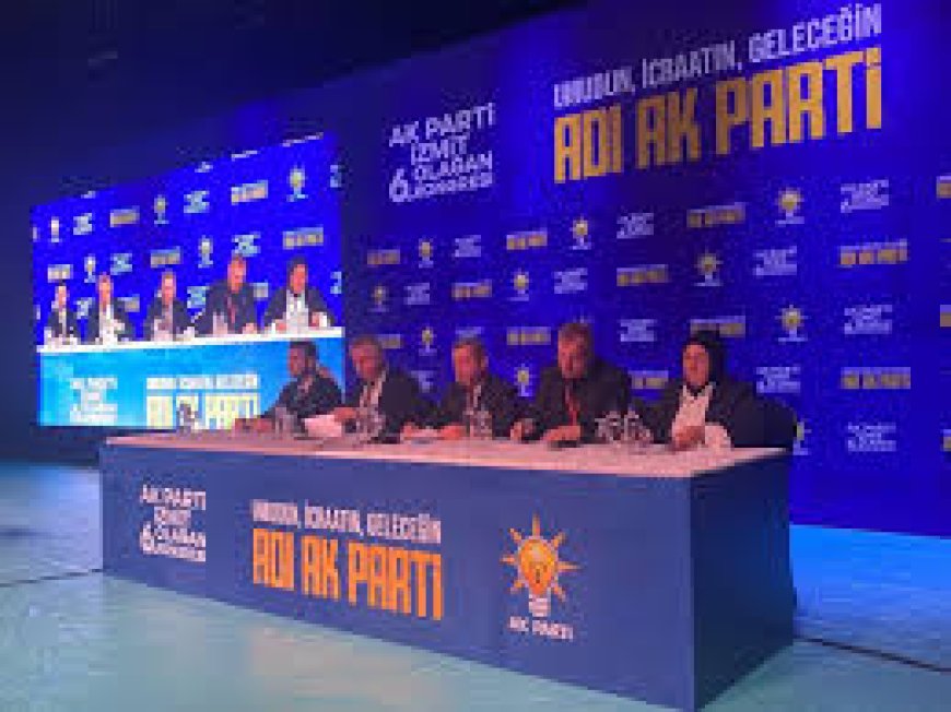 AK Parti Kocaeli Kongresi'nde Coşku Doruğa Çıktı