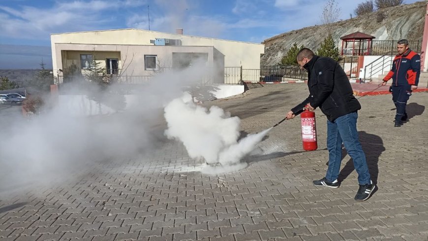 Yozgat’ta Deprem ve Yangın Tatbikatları Devam Ediyor