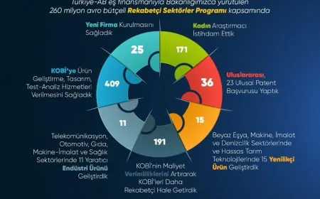 Rekabetçi Sektörler Programı: Türkiye’nin Ekonomik ve Teknolojik Dönüşümüne 260 Milyon Avroluk Destek