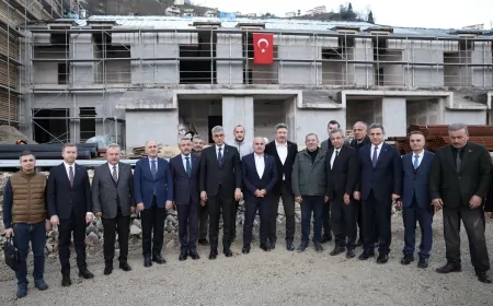 Rize’de Sağlık Yatırımları Hız Kesmeden Devam Ediyor: Bakan Memişoğlu İncelemelerde Bulundu