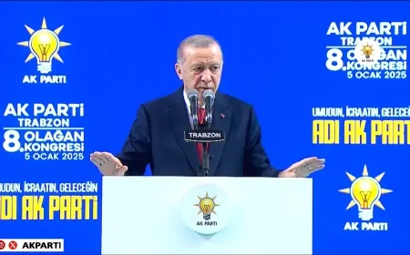 Trabzon’da AK Parti 8. Olağan İl Kongresi Coşkulu Bir Şekilde Gerçekleşti