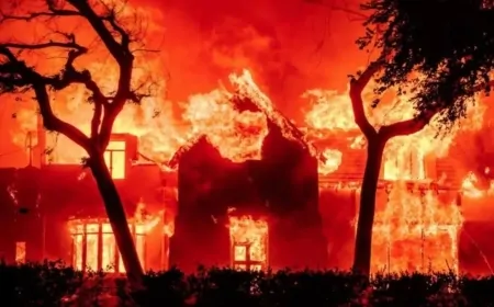 Los Angeles'ta Büyük Yangın Felaketi: 10 Ölü, 180 Bin Kişi Tahliye Edildi