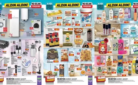 A101 16 Ocak 2025 Aktüel Kataloğu: İndirimde Bebek Ürünleri ve Benzinli Motosiklet Var!