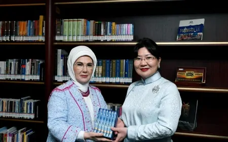 Emine Erdoğan ve Luvsandorj'dan Dostluk Köprüsü: 'Kültür ve Sanatla Güçleniyoruz'