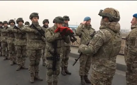 Azerbaycan Askerleri Kış Tatbikatı-2025 İçin Türkiye’de!