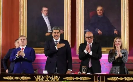 Türkiye, Venezuela Devlet Başkanı Nicolas Maduro’nun Yemin Törenine Katıldı
