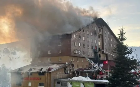 Bolu'daki Otel Yangını: 'Uykularında Yakalandılar' 10 Ölü, 32 Yaralı!