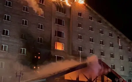 Bolu Kartalkaya’da Grand Kartal Otel'de çıkan yangın: 66 ölü, 4 gözaltı