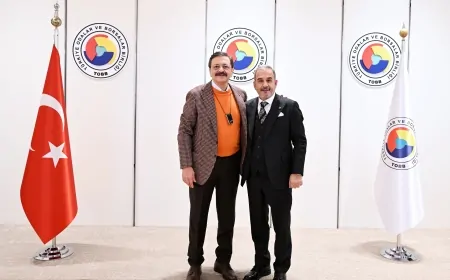 TOBB Başkanı Hisarcıklıoğlu: 'İdris Alan’ın Gayreti Elazığ’a Katkı Sağlıyor'