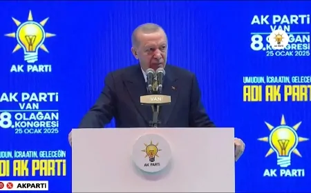 AK Parti Van İl Kongresinde Erdoğan'dan Önemli Mesajlar