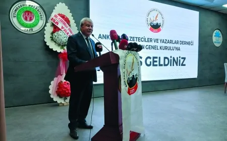 Ömer Uzun, Ankara Gazeteciler ve Yazarlar Derneği Başkanlığına Yeniden Seçildi