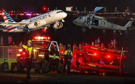 ABD’de yolcu uçağı ile askeri helikopter çarpıştı: Çok sayıda ölü var