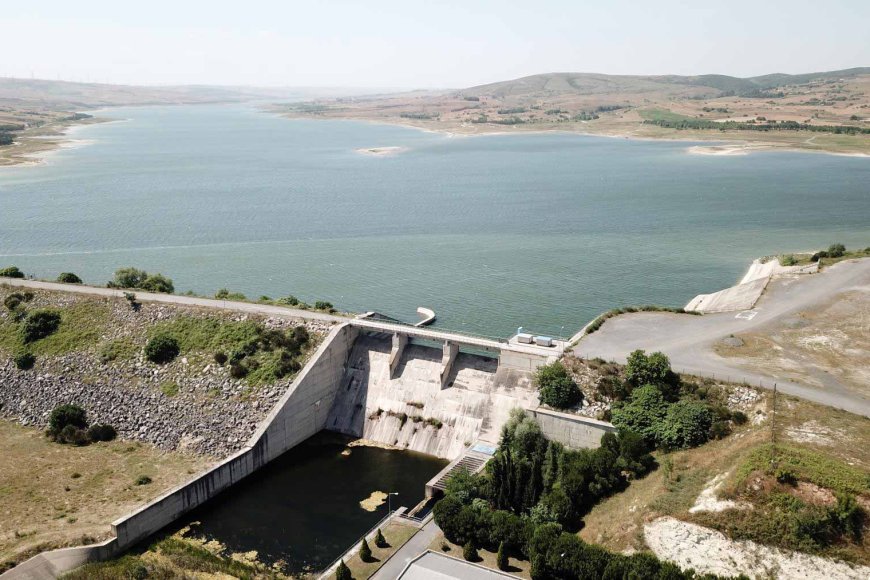 İstanbul’da Baraj Doluluk Oranı Yüzde 40,8’e Yükseldi: Sazlıdere Barajı Görüntülendi