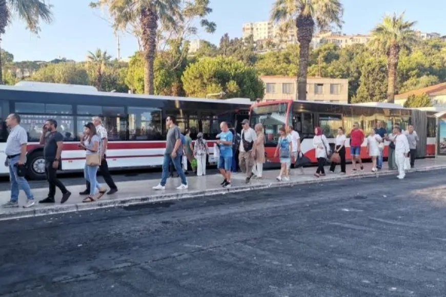 İzmir’de Belediye Otobüs Şoförlerinden İş Bırakma Eylemi: Ulaşım Felç Oldu