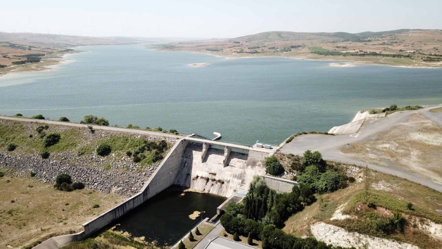 İstanbul’da Baraj Doluluk Oranı Yüzde 40,8’e Yükseldi: Sazlıdere Barajı Görüntülendi