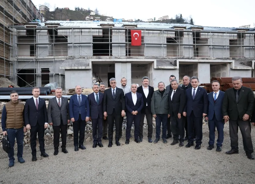 Rize’de Sağlık Yatırımları Hız Kesmeden Devam Ediyor: Bakan Memişoğlu İncelemelerde Bulundu