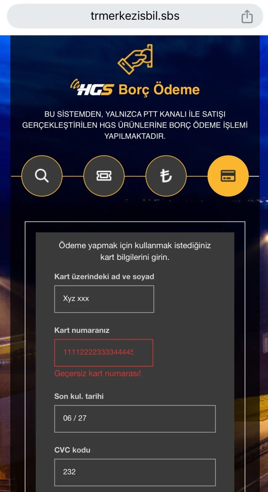 HGS Borcunuz Var Mesajlarına Dikkat! Siber Dolandırıcılar Yeni Bir Tuzak Kurdu