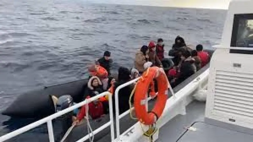 Çanakkale Ayvacık’ta 36 Kaçak Göçmen Yakalandı