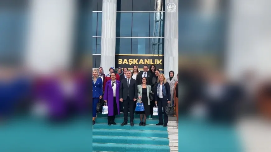 TOBB Ankara Kadın Girişimciler Kurulu Üyelerinden Çubuk Belediyesi’ne Ziyaret